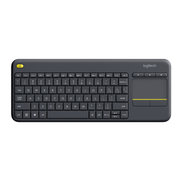 Logitech K400 Plus Wireless Touch Keyboard - Black